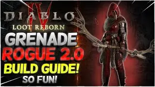 Pure Grenade Explostion Rogue Build Guide Diablo 4 Season 4!