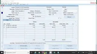 Training for Revaluation Process for foreign Currency transaction in Oracle R12 - Part 5