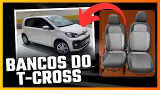 Troquei os bancos do UP pelos do T-Cross