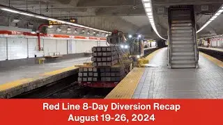 Red Line 8-Day Diversion Recap - August 19-26, 2024
