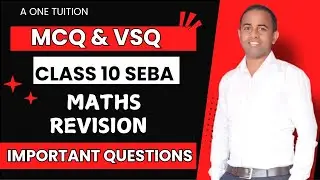 seba class 10 maths revision 1 english medium| important questions |mcq|