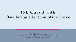 RL Circuit with AC Source