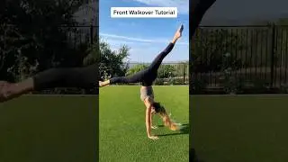 Front walkover tutorial 💚 