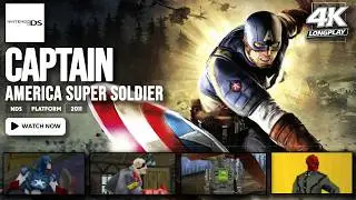 [NDS Longplay] Captain America Super Soldier | Full Game Walkthrough | 4K