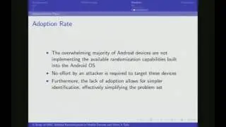 Jeremy Martin - A Study of MAC Address Randomization in Mobile Devices and When it Fails
