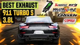 Porsche 911 Turbo S Exhaust Sound 3.8L 🔥 Upgrade,Stock,Capristo,iPe,Armytrix,Quicksilver,Review+