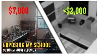 Exposing my University's Dorm Rooms (3d Arch viz Redesign Project)
