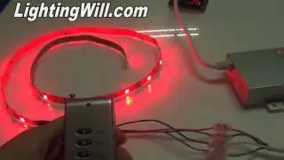 How to wire 4key RGB RF controller  lightingwill