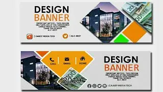 How To Design a Banner | Af somali |Adobe Photoshop | Sida loo Sameeyo Banner