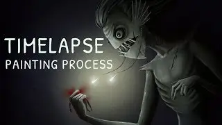 Anglermaid - Original Illustration time-lapse