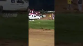 2 cars upside down #speedway #motorsport #automobile #car #speedwayracing #racing #track #crash
