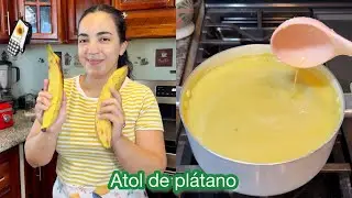 ATOL DE PLÁTANO fácil de preparar