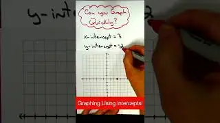 Graphing Using Intercepts #shorts #math