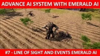 Line Of Sight Emerald AI In Unity #7 | Advance AI System With Emerald AI Unity