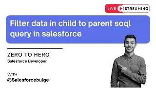 Filter data in child to parent soql query in salesforce | soql query | salesforce development