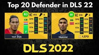 Top 20 Defender in DLS 22 | Dream League Soccer 2022