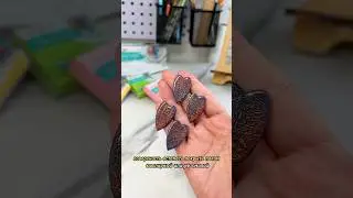 Серьги гвоздики из полимерной глины 