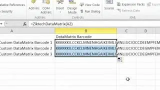 How to use Ziktech DataMatrix Barcode Font Solution in MS Word