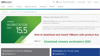 How to Download and install VMware Workstation (2020) || Vmware  2020 kaise download & install kare
