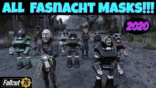 Fallout 76: All Fasnacht Masks! 2020