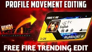 profile editing free fire | free fire editing video | free fire profile edit in 
