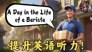 开始理解英语听力  🎧  简单的英语故事 《快递员的一天》-第1课