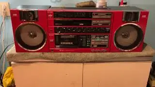 Три Мега редких аппарата.. Sharp GX-400red.  Sharp RS -5 red .National RX-CD70 … Звучание