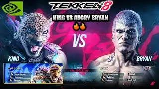 Tekken 8 King Rank Match Mighty Ruler Level | King vs Bryan 🔥🔥