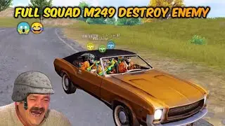 VICTOR SQUAD FULL M249 PENGHANCUR JANTUNG 😱😂 PUBG LUCU INDONESIA