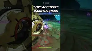 When You Build Lore Accurate Raiden Shogun 