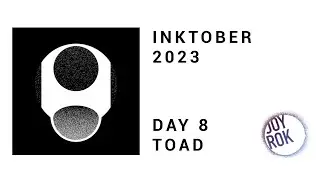 Inktober 2023 - Day 8 Toad
