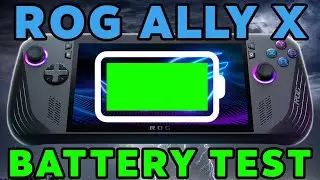 「ROG Ally X Battery Test - TRULY INSANE Results!」