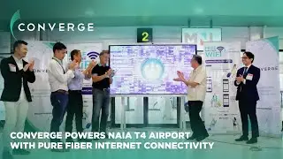 Converge rolls out FREE FIBER WIFI at the NAIA Terminal 4