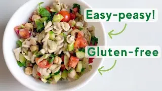 Perfect for Lunches! Easy, Healthy, Pasta Salad! Gluten-Free, Oil-Free & Vegan / WFPB