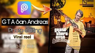 Gta San Andreas  Photo and  viral reel editing | GTA photo editing kaese kare