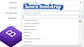 How to use chosen bootstrap