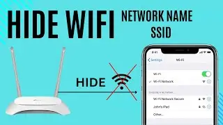 Hide Your WiFi Network Name / How To Hide Your WiFi Name (SSID) In TP-Link Router