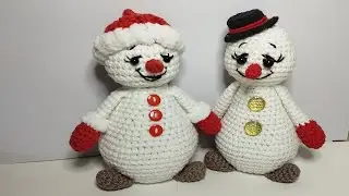 Crochet Snowman Master Class. Part 1