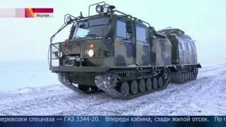 Новейшую военную технику проверяют на прочность в суровых условиях Арктики