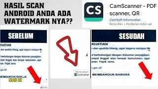 Hasil Scan PDF dari HP ada tulisan 