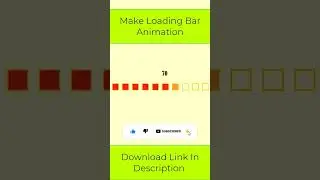 How to Make Loading Bar Animation 💡