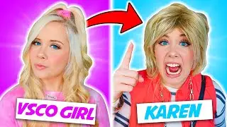 VSCO GIRL TO KAREN TRANSFORMATION!