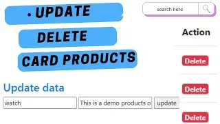 PHP  Ecom || How to delete ,Update cart items in php || Remove Item from shoping cart