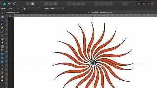 [Affinity Designer] How to create rotational steps / Duplicate an object