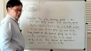 Homology groups