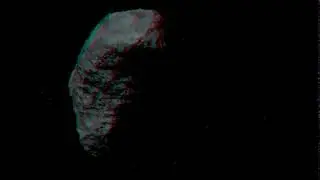 3D Asteroid - anaglyphic