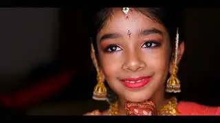 half saree ceremony of anika #passionphotography