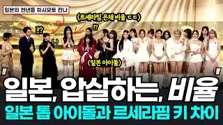 홍백가합전 2024, 일본 아이돌 압살하는 르세라핌 비율? 홍백가합전 르세라핌 아일릿 일본방송