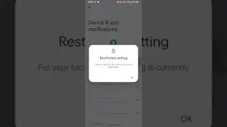 fix Restricted setting is currently unavailable |Allow restricted setting| Android 13 | whatsdeleted
