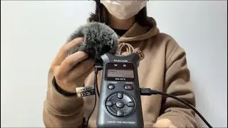ASMR 🎧 Tapping cosmetics, stroke the mic タッピングとマイクを撫でる音